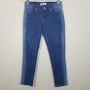 Levi's Two Tones White Tab 524 Skinny Stretch Jeans Size 5